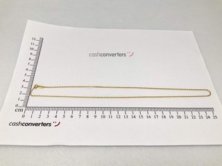 cadena oro 18k 25cm