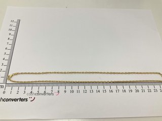 cadena oro 18k 25cm
