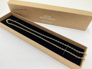 cadena oro 18k 25cm