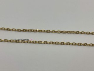 cadena oro 18k 25cm