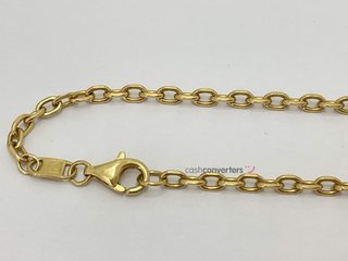 cadena oro 18k 25cm