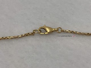 cadena oro 18k 25cm