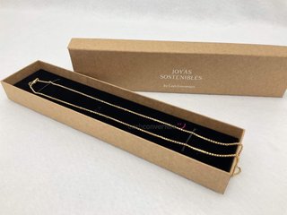 cadena oro 18k 25cm