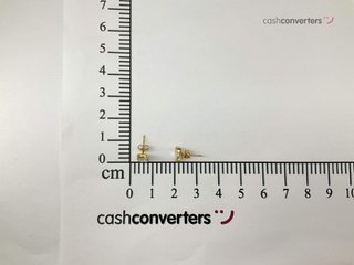 pendientes oro 18k con piedra
