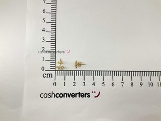 pendientes oro 18k con piedra