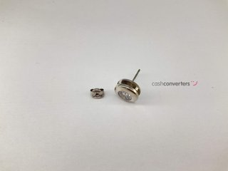 pendientes oro 18k con piedra