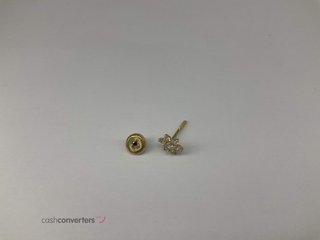 pendientes oro 18k con piedra