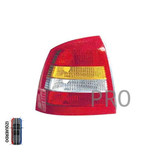 Piloto posteriore sin portalampada rosso ambra - sinistro - Opel ASTRA G 3/5P (1998-2004)
