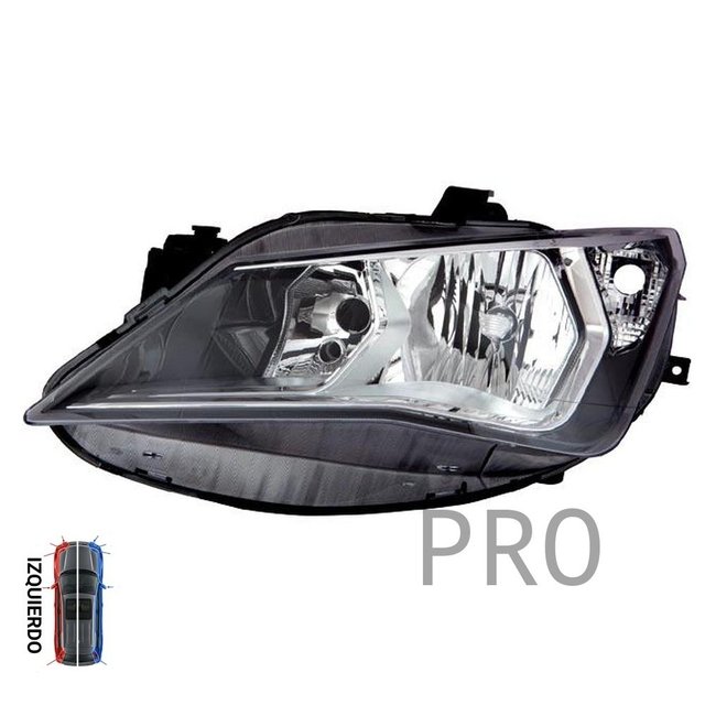 Fanale Principale Manuale/Elettrico Cromato - Sinistro - Seat IBIZA (2012-2017)