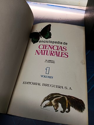 Enciclopedia de las CIENCIAS NATURALES – COMPLETA 4 TOMOS EDITORIAL BRUGUERA 1962