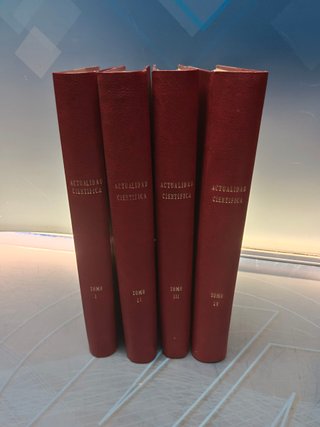 4 tomos, encuadernado, REVISTA IBÉRICA. ACTUALIDAD CIENTÍFICAS (1969-1975)