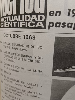 4 tomos, encuadernado, REVISTA IBÉRICA. ACTUALIDAD CIENTÍFICAS (1969-1975)