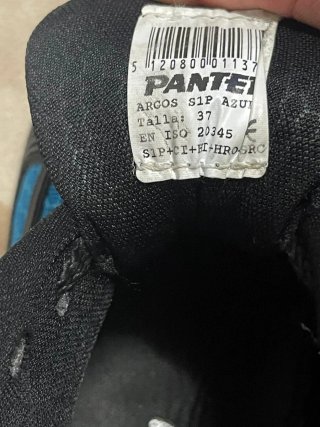 Zapatos Seguridad Panter Argos S1P