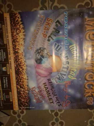 Cartel Menorock '99 Motorhead Rosendo La Polla