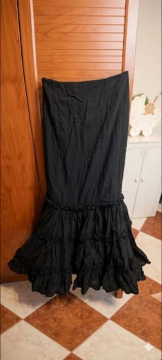 Conjunto Falda Flamenca Canastera y Corpiño