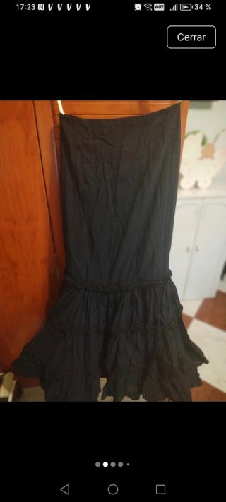 Conjunto Falda Flamenca Canastera y Corpiño
