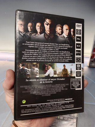 VALKIRIA + OPERACION VALKIRIA + complot para matar a Hitler -3 DVD -3 Versiones de la misma historia