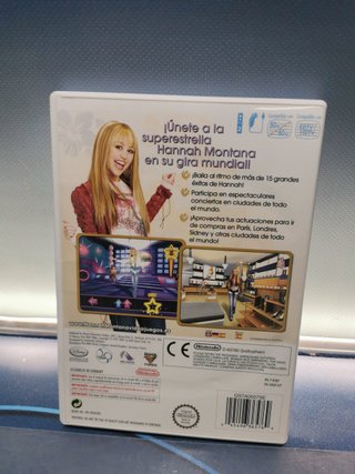 videojuego Hannah Montana: Unete a la Gira Mundial - Nintendo Wii