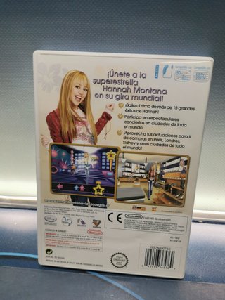 videojuego Hannah Montana: Unete a la Gira Mundial - Nintendo Wii