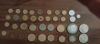 Lote de monedas antiguas