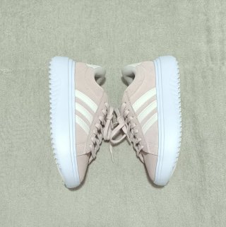 Zapatillas Adidas Grand Court Platform Mujer Rosa