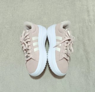 Zapatillas Adidas Grand Court Platform Mujer Rosa