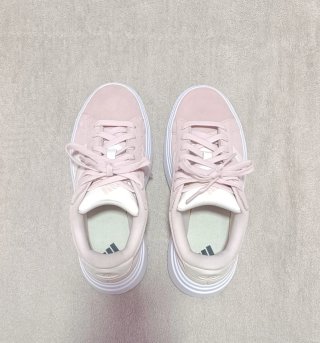 Zapatillas Adidas Grand Court Platform Mujer Rosa