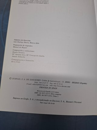 Libros, Historia de España, Durvan, completa