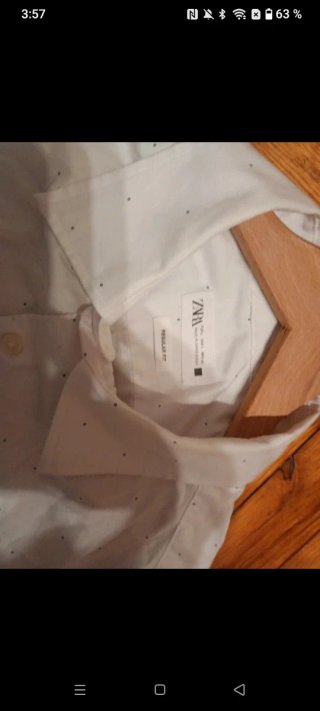 Camisa zara regular fit xl