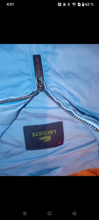 Chaqueta Harrington Lacoste Azul Talla XL