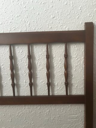 Cabecero madera antiguo