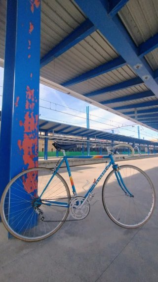 Bicicleta Carretera Peugeot Azul