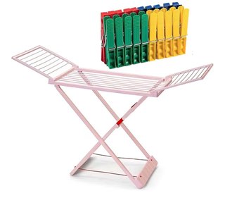 Tendedero Plegable Metálico con Alas