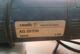 Amoladora Angular Casals Profesional AG20/230