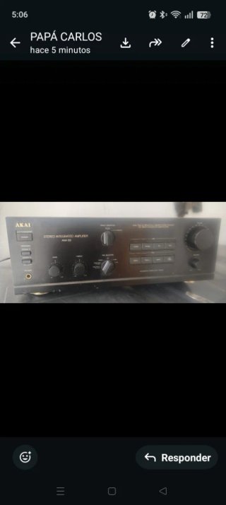 Amplificador Integrado Akai AM-35 Negro