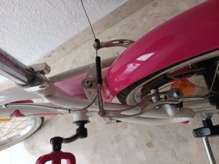 Bicicleta niña Decathlon 16 rosa