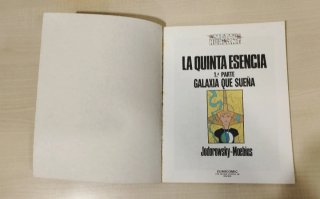 🇪🇸 Cómic La Quinta Esencia, 1a parte.