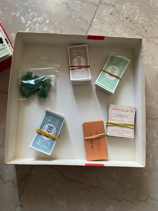 Monopoli Gioco Scatola Quadrata Vintage