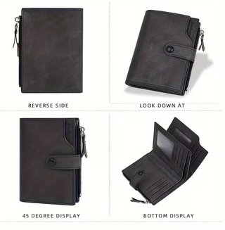 CARTERA BILLETERA HOMBRE NEGRA.