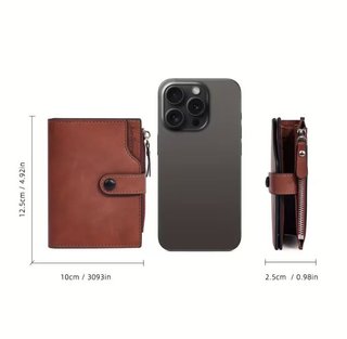 CARTERA BILLETERA HOMBRE NEGRA.