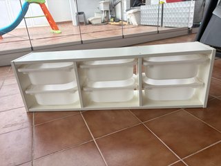 Mobiletto di stoccaggio Trofast Ikea con 6 cassetti