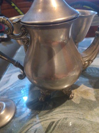 Juego de tetera y vasos