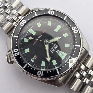 Seiko 7002-7000 Automático Negro Plata
