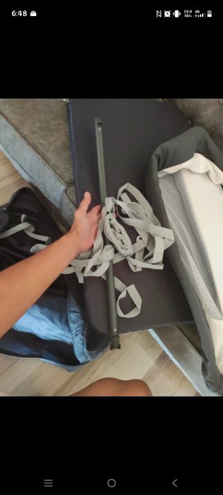 Cuna de viaje plegable