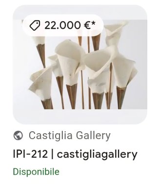 Lampadario Calla Angelo Lelii Arredoluce