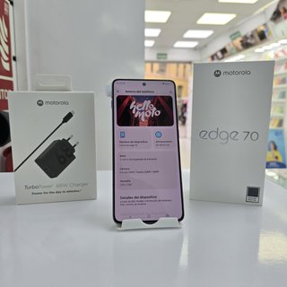 Motorola Edge 70 512GB Gris Como Nuevo Con Caja.