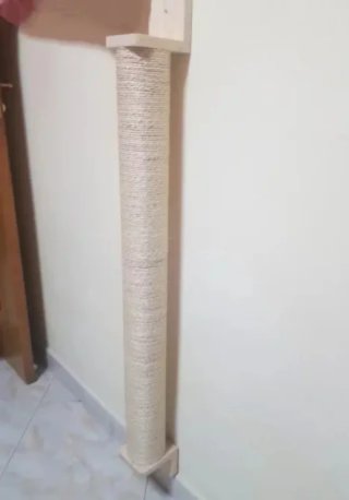 Rascador madera sisal 90
