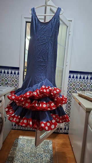 Traje Flamenca Falda Rociera