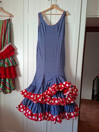 Traje Flamenca Falda Rociera