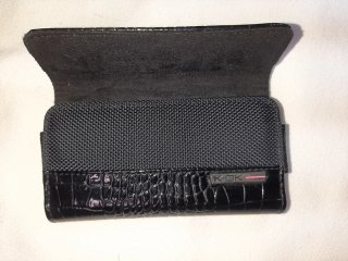 Billetera Larga Mujer Cocodrilo Negra